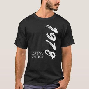 T-shirt 44e anniversaire Dames Mens 44 ans 1978 19