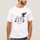 T-shirt .45 A. A. Équipage tactique (Devant)