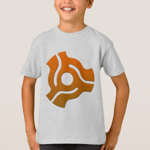 T-shirt 45 adaptateur - jockey de disque du DJ de disque