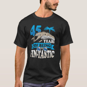 T-shirt 45 Anniversaire Fantastique Observateur de baleine