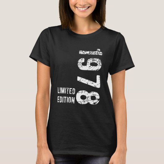 T-shirt 45 ans 1978 45e anniversaire (Devant)