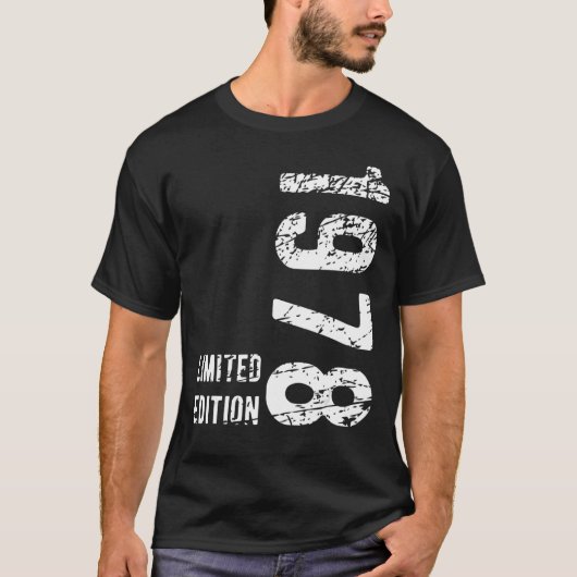 T-shirt 45 ans 1978 45e anniversaire (Devant)