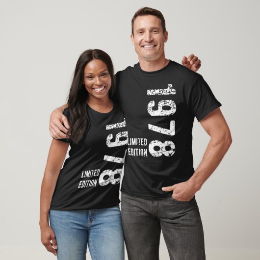 T-shirt 45 ans 1978 45e anniversaire (Unisexe)