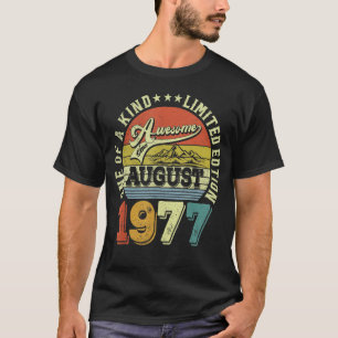 T-shirt 45 Ans Awesome depuis août 1977 45e Naissance