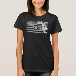 T-shirt 45 Ans Incroyable Depuis Septembre 1977 45e Annive