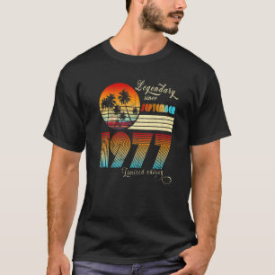 T-shirt 45 Ans Légende Depuis Septembre 1977 45e Anniversa