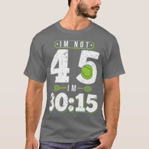 T-shirt 45 Ans Tennis 45e Anniversaire Cadeau