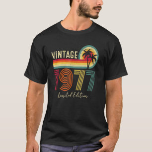 T-shirt 45 ans Vintage 1977 45e anniversaire