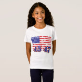 T-Shirt 45 et 47 Président Trump (Devant entier)