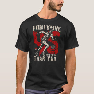 T-shirt 45e anniversaire Coureur de 45 ans