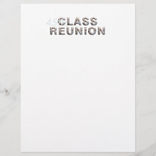 T-SHIRT 45e klas reunion Flyer