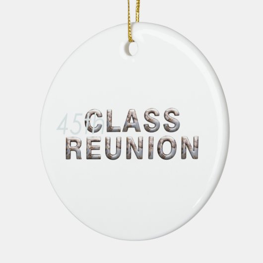 T-SHIRT 45e klas reunion Keramisch Ornament (Links)