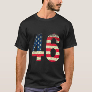 T-shirt 46 Joe Biden 46 Élu Drapeau Américain 2020