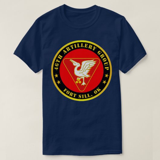 T-shirt 46e Artillerie Groupe Fort Sill OK (Design devant)