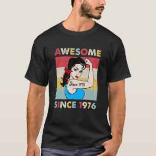 T-shirt 47 Ans Awesome depuis 1976 47e anniversaire