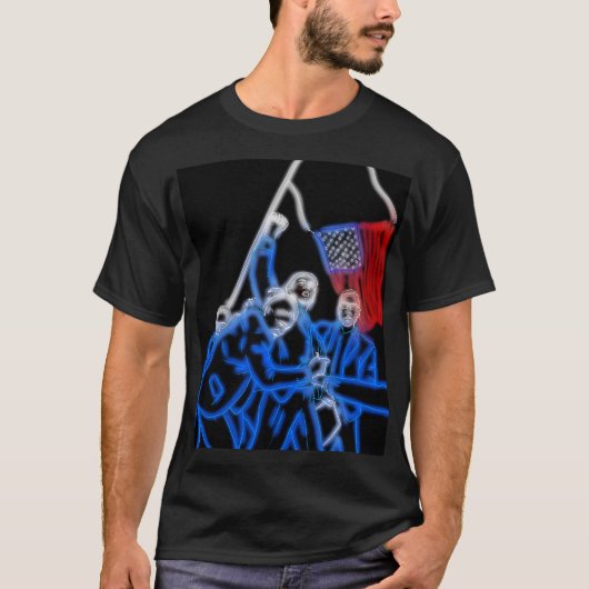 T-shirt 47 Survit dans Neon (Version 2) (Devant)