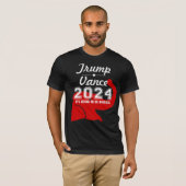 T-shirt 47 Trump J. D. Vance 2024 (Devant entier)