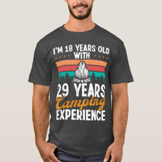 T-shirt 47 Year Old Camper Mountains Camping 47 Birthday g