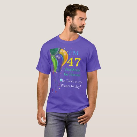 T-shirt 47e anniversaire (Devant entier)