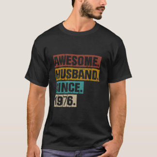 T-shirt 47E Anniversaire Mariage Pour Lui Awesome Mari S