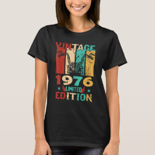 T-shirt 47e anniversaire Vintage 1976 Edition limitée 47 a