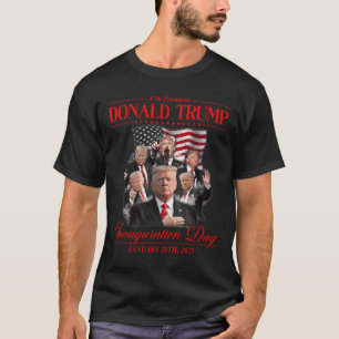 T-shirt 47e Président des États-Unis Inauguration Trump 20