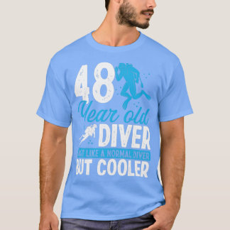 T-shirt 48 Année Plongée Plongée Plongée Snorkel 48 Annive