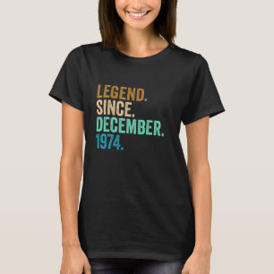 T-shirt 48 Ans 48e Anniversaire Légende depuis le 1er déce