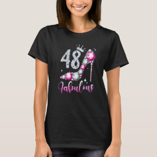 T-shirt 48 Et Fabuleux 48e anniversaire de talon haute cha