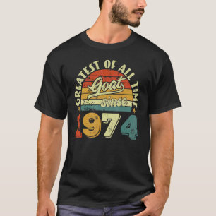 T-shirt 48e anniversaire 48 ans chèvre depuis 1974