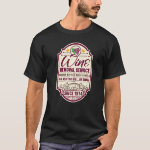 T-shirt 48e Anniversaire I Service d'enlèvement de vin I V