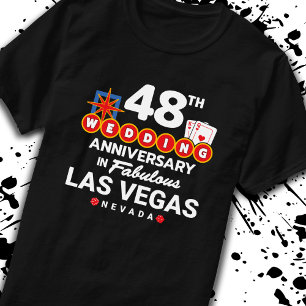 T-shirt 48e Wedding Anniversary Couples Las Vegas Trip