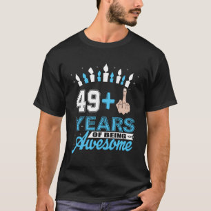 T-shirt 49 1 Vêtement d'anniversaire du majeur 50Th Spécia