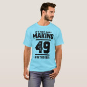 T-shirt 49 Ans - 49e Anniversaire Drôle Cadeau (Devant entier)