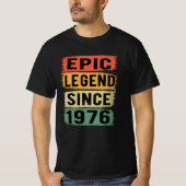 T-shirt 49 ans Anniversaire 1976 Epic Legend 49e Anniversa (Devant)