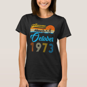 T-shirt 49 ans Anniversaire stupéfiant depuis septembre 19