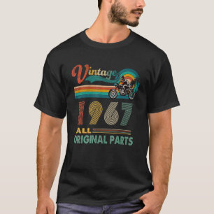 T-shirt 49e Anniversaire Moto Retro Vintage Né en 1973