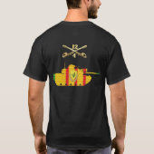 T-shirt 4/12th Chemise de la cavalerie VSR M48A3 Patton (Dos)