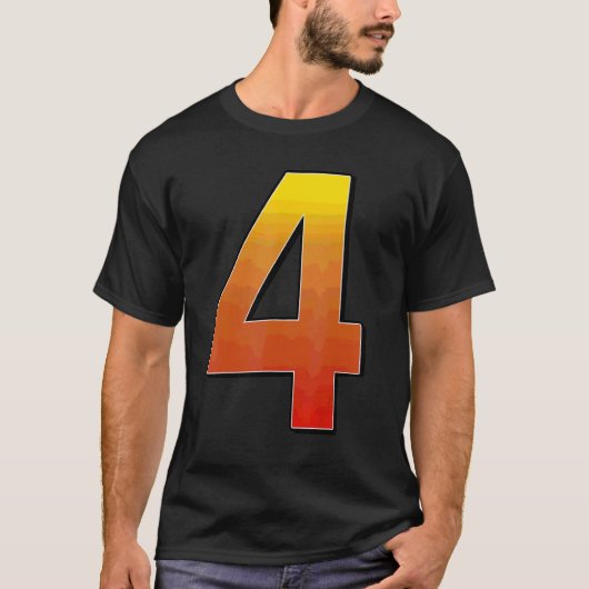 T-shirt 4 4e anniversaire (Devant)