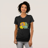 T-shirt 4 Amis Dinosaures (Devant entier)