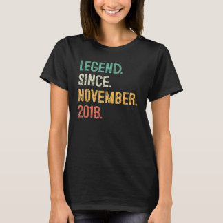T-shirt 4 Ancienne légende depuis novembre 2018 4ème anniv