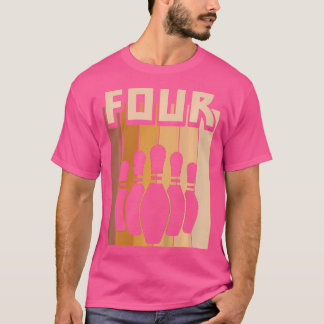 T-shirt 4 Anniversaire Bowling 4 Anniversaire Garçon Fille