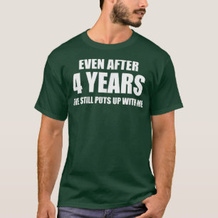 T-shirt 4 ans Anniversaire Drôle Relation Cadeaux pour