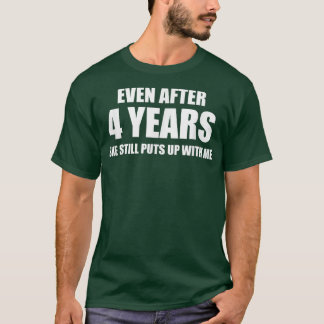 T-shirt 4 ans Anniversaire Drôle Relation Cadeaux pour
