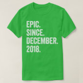 T-shirt 4 Ans Décembre 2018 4e anniversaire3 (Design devant)