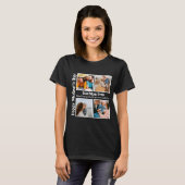T-shirt 4 Collage photo Meilleure maman jamais (Devant entier)