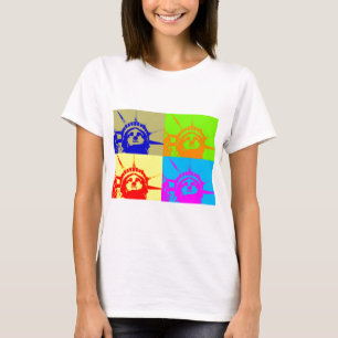 T-shirt 4 Couleur Pop Art Lady Liberty