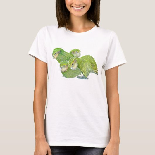 T-shirt 4 débutants de kakapo (Devant)