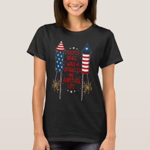 T-shirt 4 h du mois de juillet Feu d'artifice Patriotique