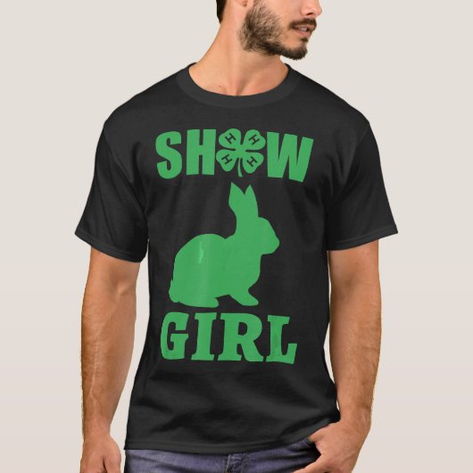T-shirt 4 H Show Fille Lapin Lapin Lapin (Devant)